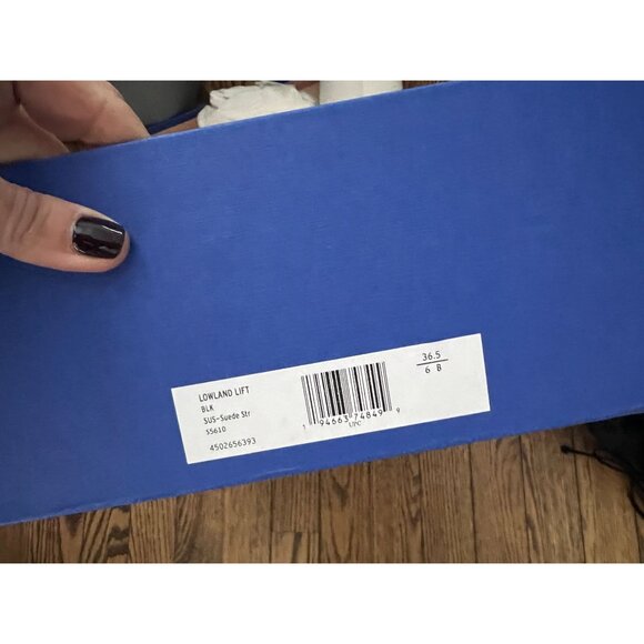 NIB Stuart Weitzman Lowland Lift Over The Knee Stretch Suede Boots. Size 6 - Picture 9 of 9